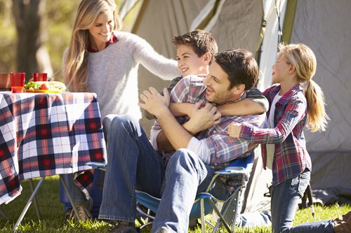 top ten sober activities for families - family camping - twin lakes recovery center