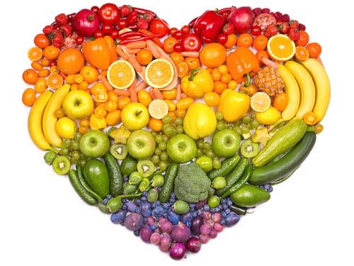 5 Foods Your Body Needs During Recovery - healthy foods heart shape