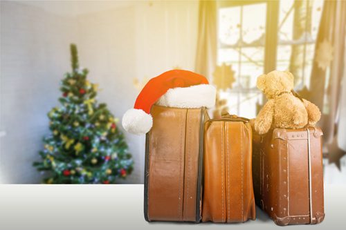 It’s the Most Wonderful Time of the Year—To Enter Treatment - christmas travel suitcases 
