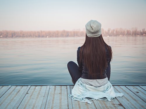 Post-Rehab Dos and Don'ts - woman sitting on pier