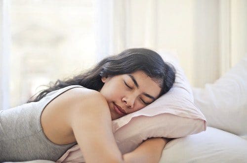 girl sleep recovery