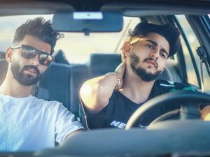 man riding in car driving codependency 