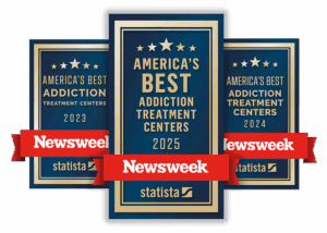 Twin Lakes Recovery Center ranked America's Best addiction treatment centers 2023, 2024, and 2025 by Newsweek and Statista