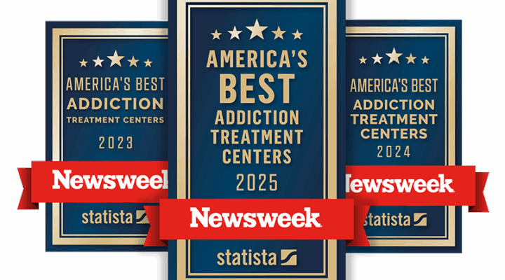 Twin Lakes Recovery Center ranked America's Best addiction treatment centers 2023, 2024, and 2025 by Newsweek and Statista