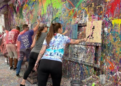 Splatter Paint Alumni Event February 2025