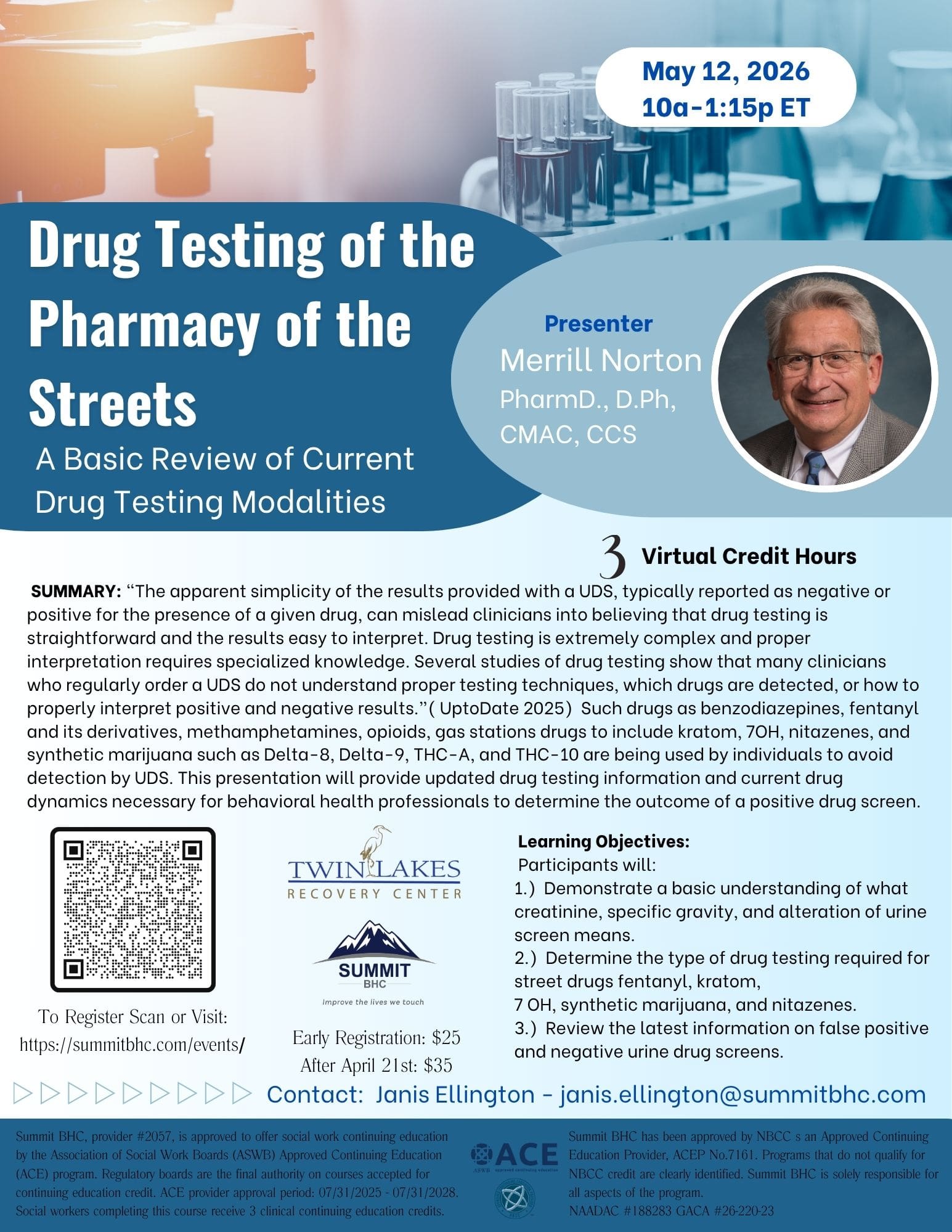 Drug Testing of the Pharmacy of the Streets