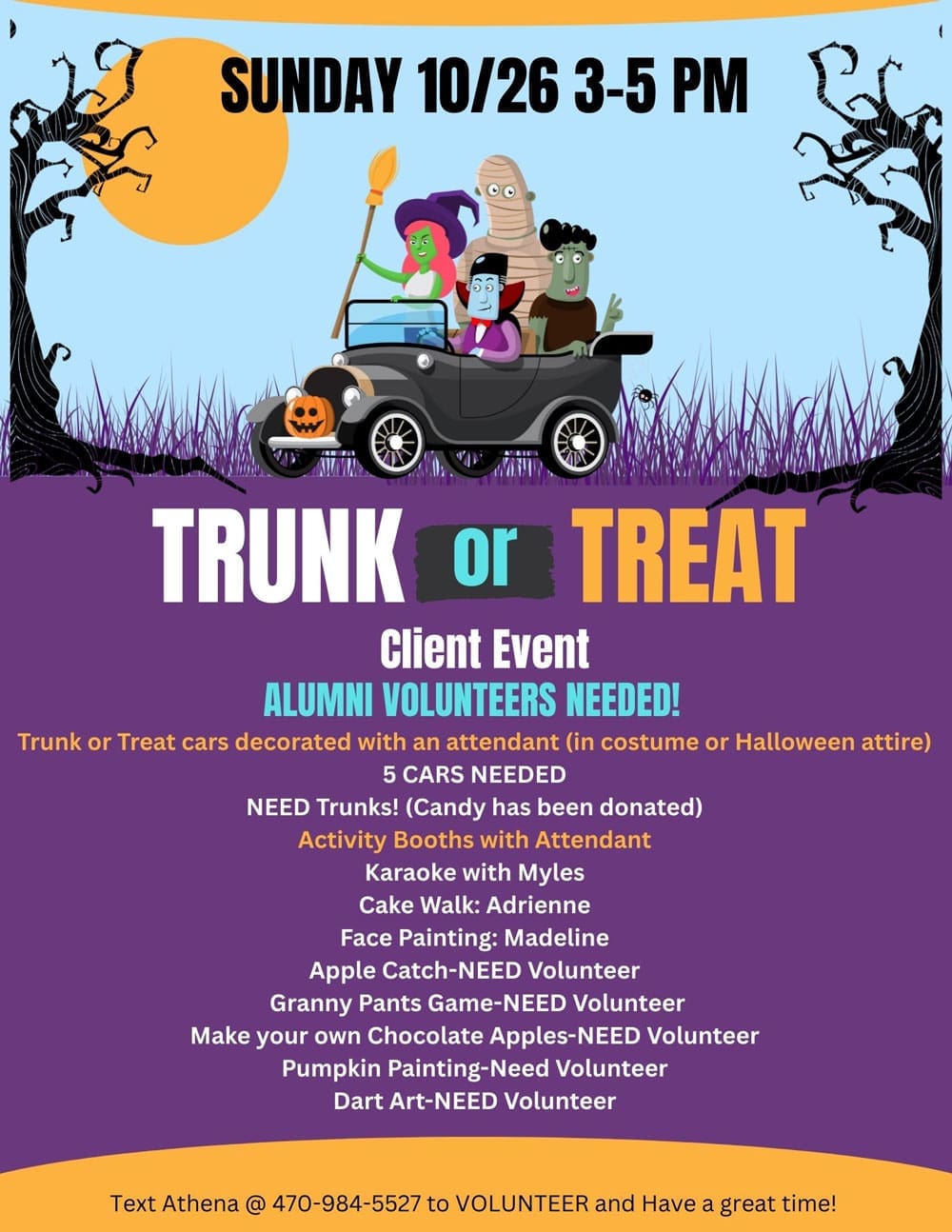 alumni event - truck or treat